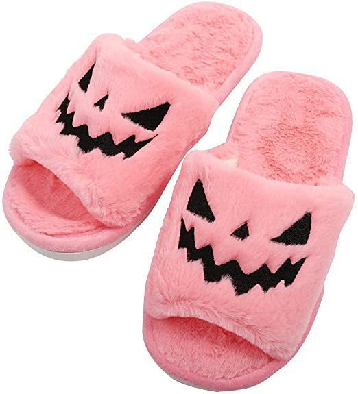 Halloween Shoes Winter Cute Warm Home Slippers Women 0abkse-a8