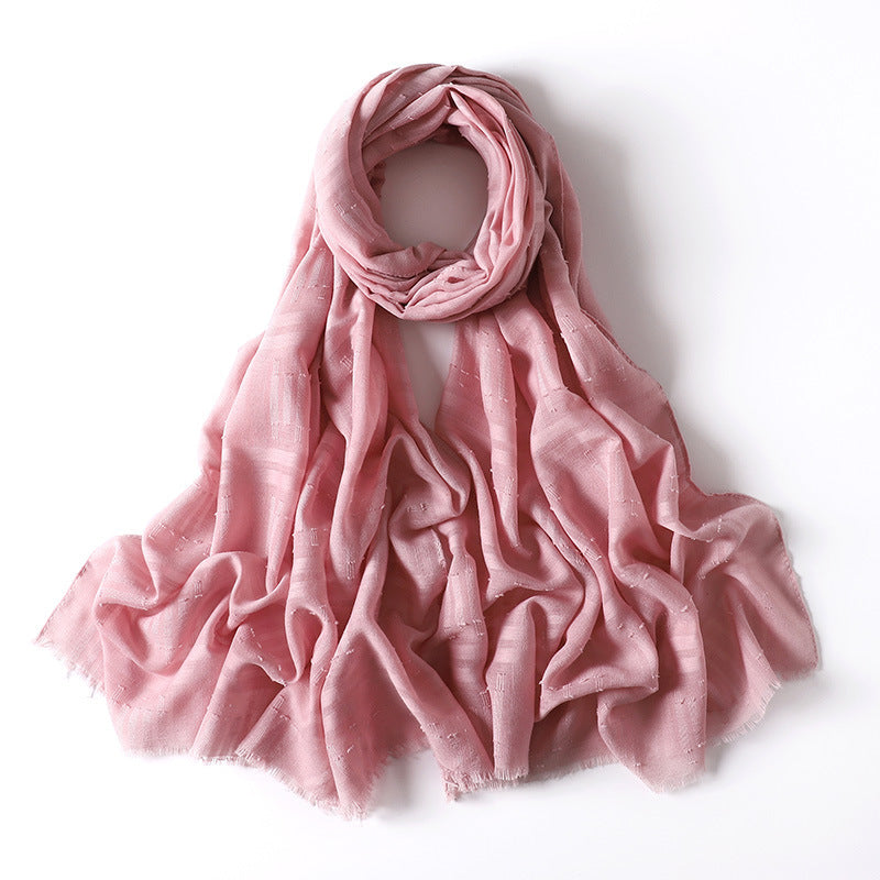 Premium Crinkle Gradient Color Hijab Tie-Dye Printed Scarf