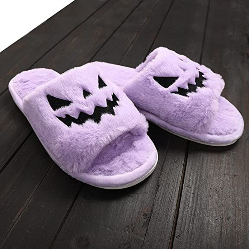 Halloween Shoes Winter Cute Warm Home Slippers Women 0abkse-a8