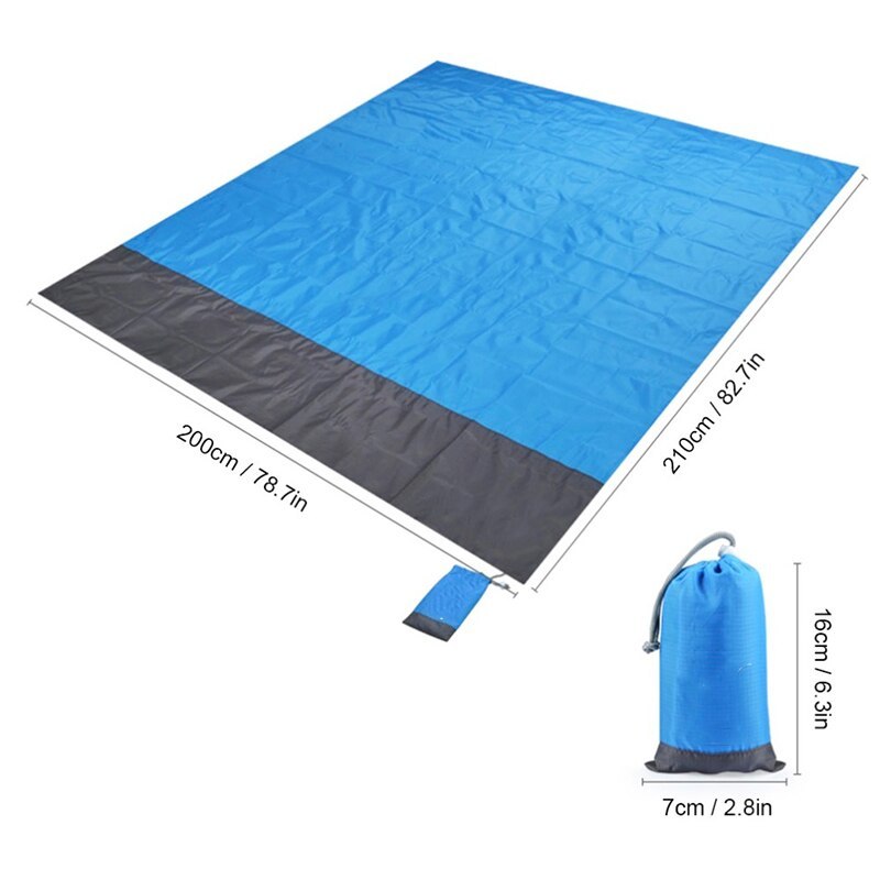 Portable Waterproof Picnic Mat Beach Mat Pocket Blanket eprolo