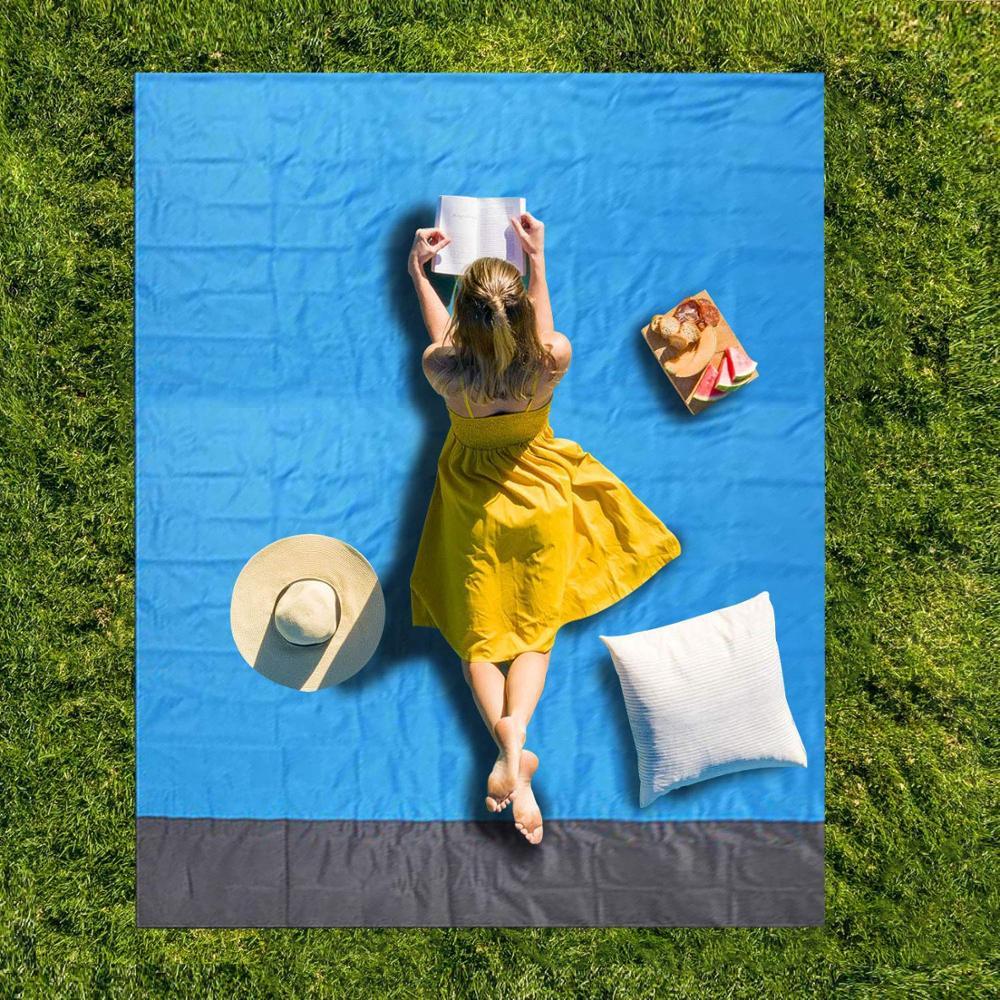 Portable Waterproof Picnic Mat Beach Mat Pocket Blanket eprolo