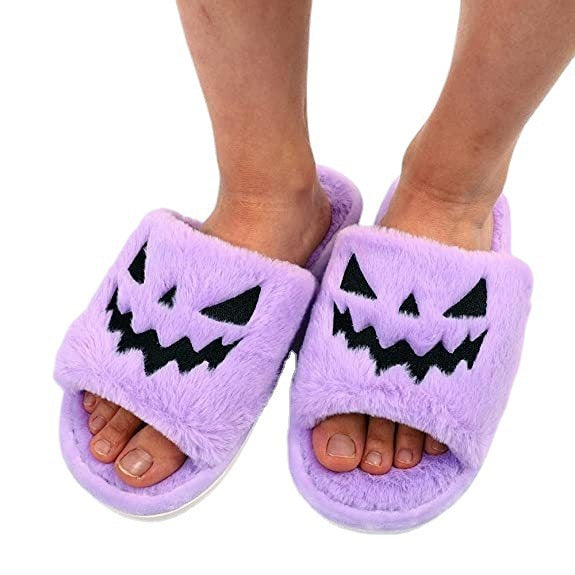 Halloween Shoes Winter Cute Warm Home Slippers Women 0abkse-a8