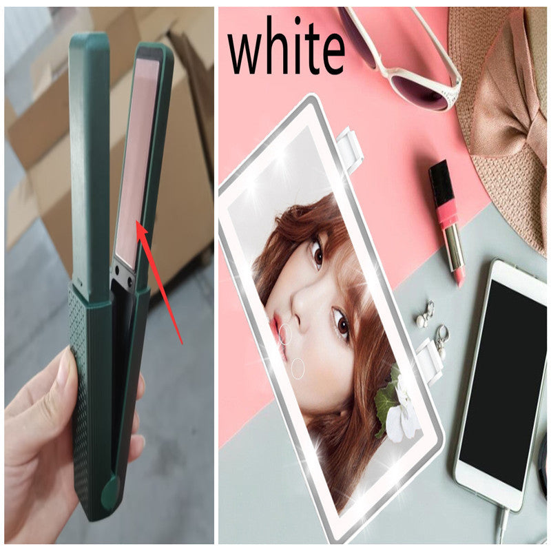 Hair Straightener Cordless Usb Hair Straightener Mini Ceramics Hair Curler 3 Constant Temperature Portable Flat Iron For Travel 0abkse-a8