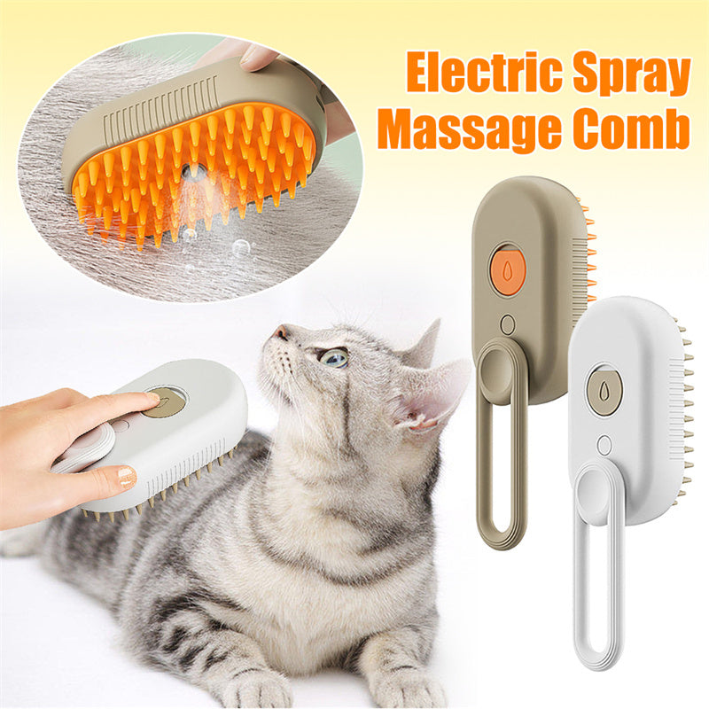 Cat Steam Brush Steamy Dog Brush 3 In 1 Electric Spray Cat Hair Brushes For Massage Pet Grooming Comb Hair Removal Combs Pet Products 0abkse-a8