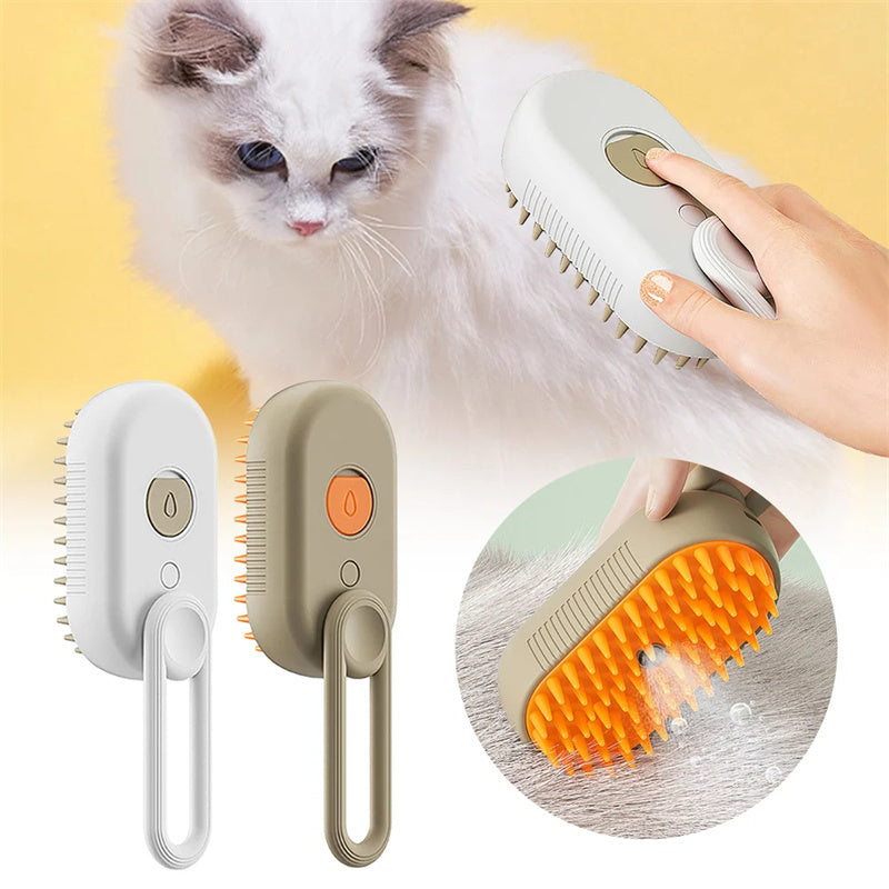 Cat Steam Brush Steamy Dog Brush 3 In 1 Electric Spray Cat Hair Brushes For Massage Pet Grooming Comb Hair Removal Combs Pet Products 0abkse-a8