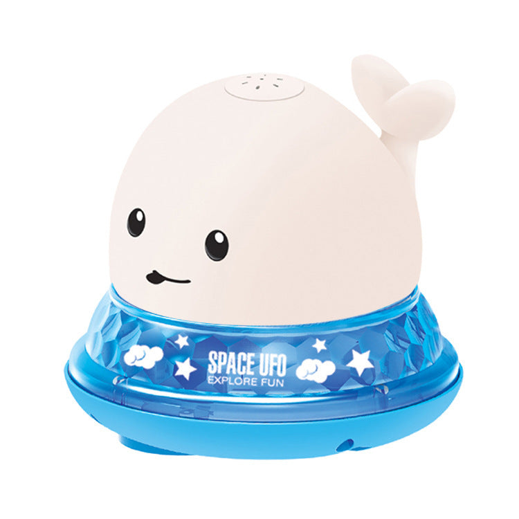 Baby Cute Cartoon Whale Floating Spraying Water Bath Toys With Light Music LED Light Baby Toys 0abkse-a8