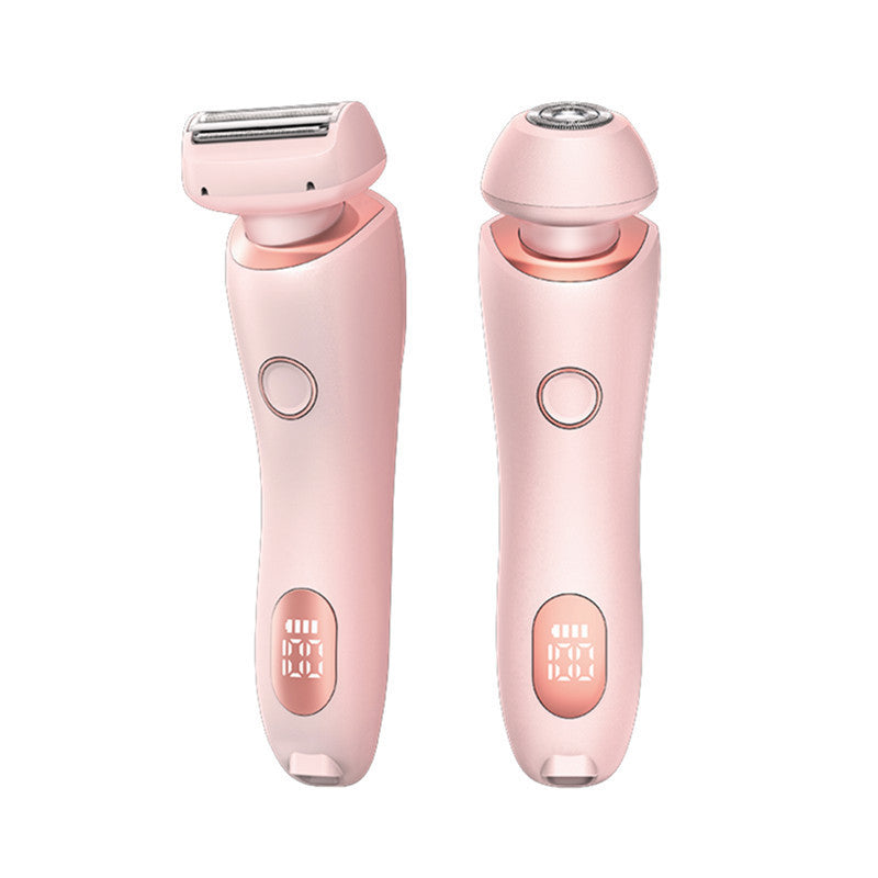 2 In 1 Hair Removal Epilator USB Rechargeable Trimmer Women Body Razor Face Leg Armpit Bikini Hand Pubic Shaver Hair Remover 0abkse-a8