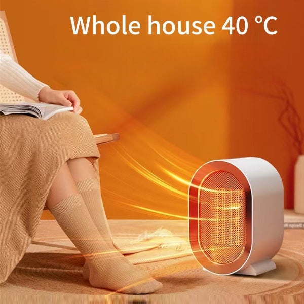 Desktop Electric Heater Mini Portable Fan Heater 220V PTC Ceramic Heating Warm Air Blower Home Office Warmer Machine eprolo