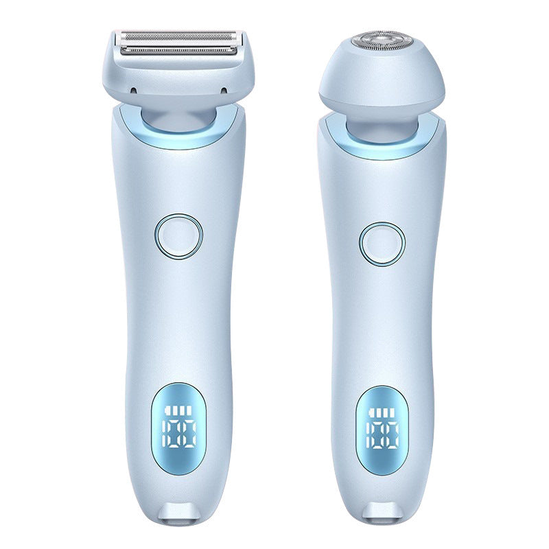 2 In 1 Hair Removal Epilator USB Rechargeable Trimmer Women Body Razor Face Leg Armpit Bikini Hand Pubic Shaver Hair Remover 0abkse-a8