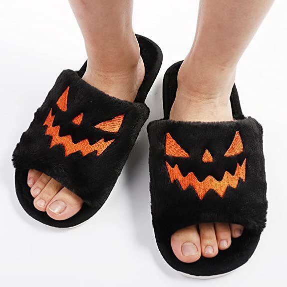 Halloween Shoes Winter Cute Warm Home Slippers Women 0abkse-a8