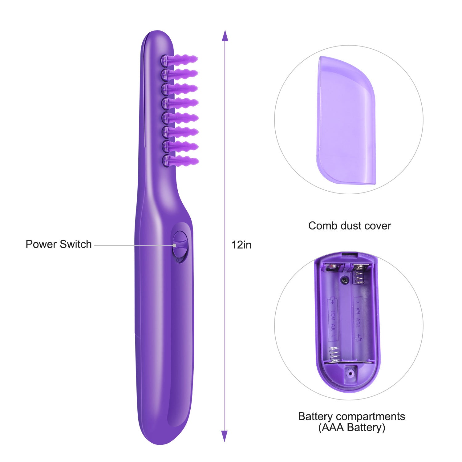 Electric Detangling Brush Scalp Massage Hair Brush 0abkse-a8