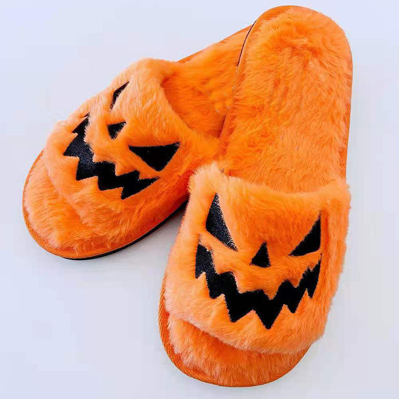 Halloween Shoes Winter Cute Warm Home Slippers Women 0abkse-a8