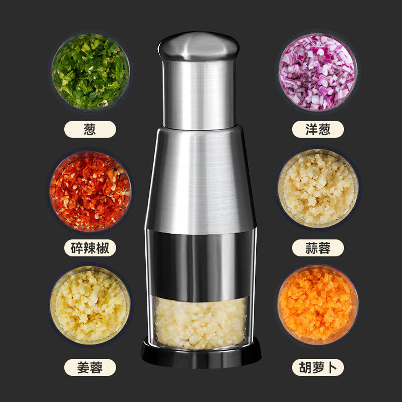 Garlic Crusher Onion Chopper Multipeler Vegetables Chopper Manual Garlic Press Machine Garlic Squeezer Kitchen Gadget 0abkse-a8