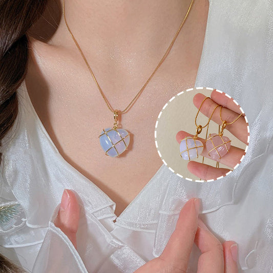 Fashion Moonstone Necklace For Cartoon Princess Love Girl Necklace Novelty Jewelry 0abkse-a8